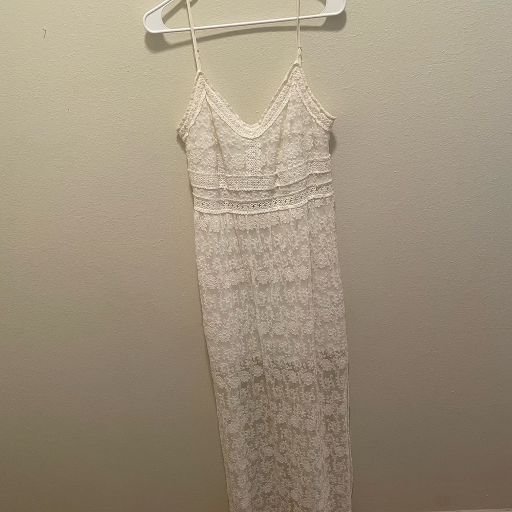 Altar'd State Ivory Lace Dress